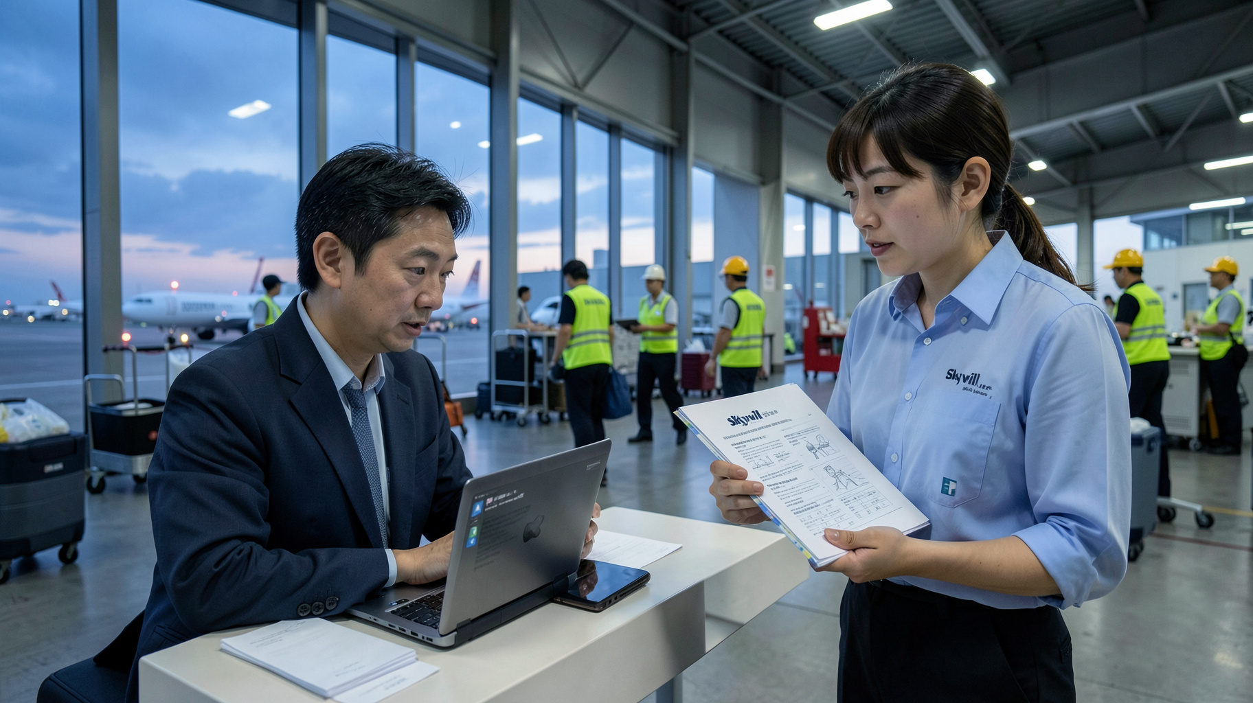 LAPRAS×Skywill提携で航空業界の人材確保が変わる